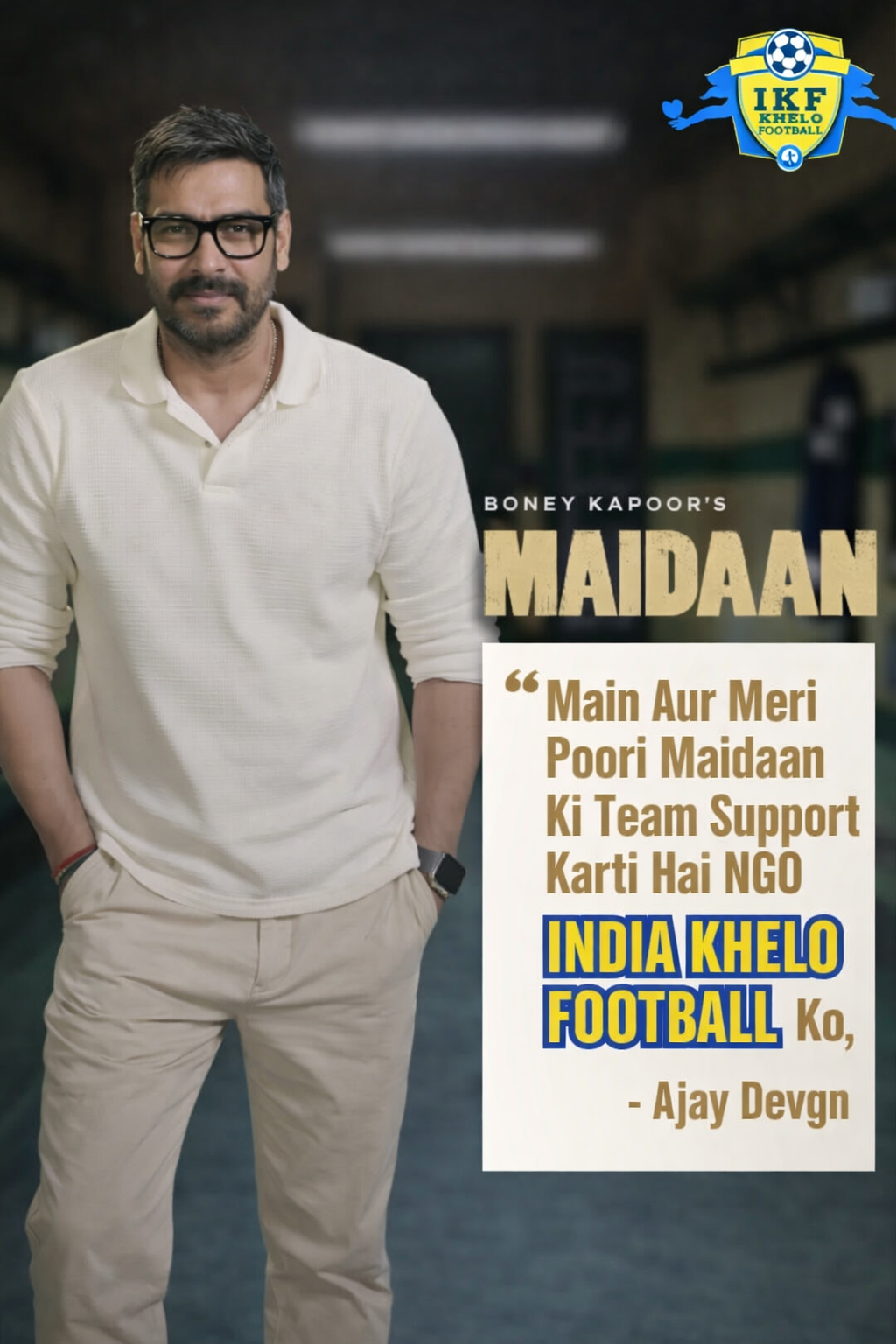 Endorsed by Mr. Ajay Devgan